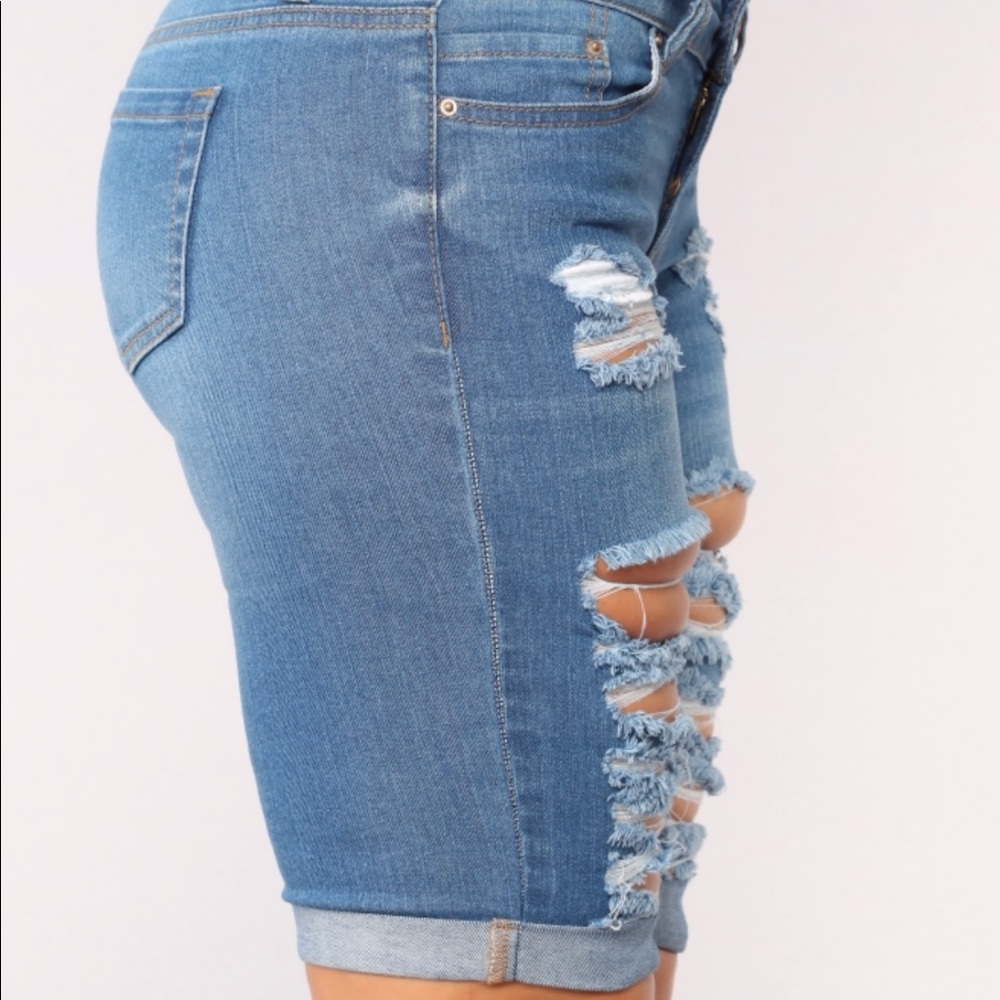 Distressed Knee shorts